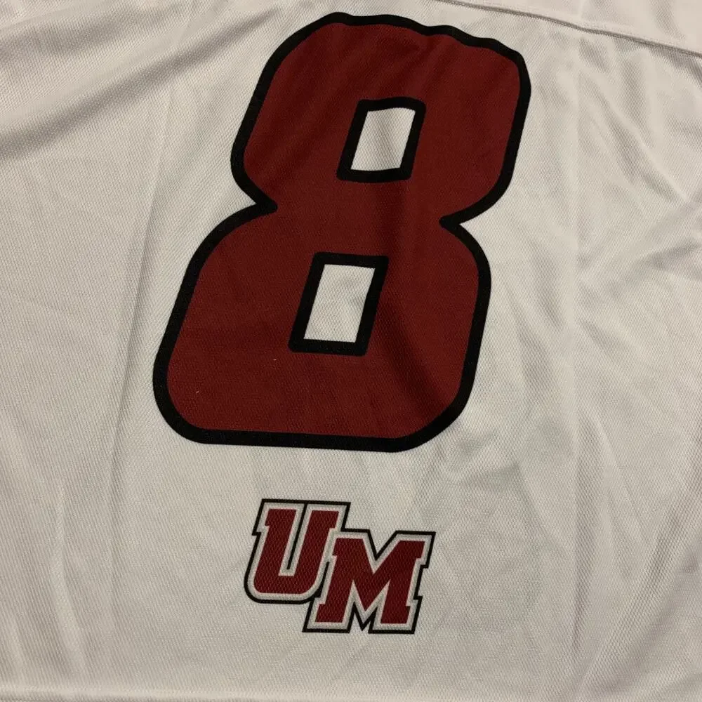 Adidas UMass Amherst Minutemen Lacrosse Game Worn Team Issued Jersey Men's XL #8